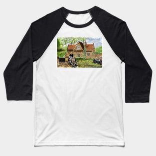 Spruisty Bridge: British Grade II Listed building, Harrogate, North Yorkshire, England Baseball T-Shirt